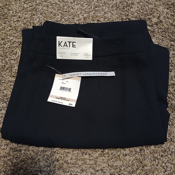 KASPER KATE CLASSIC FIT BLACK DRESS PANTS TROUSERS SLACKS FOR WOMEN SIZE 12 - Picture 1 of 5
